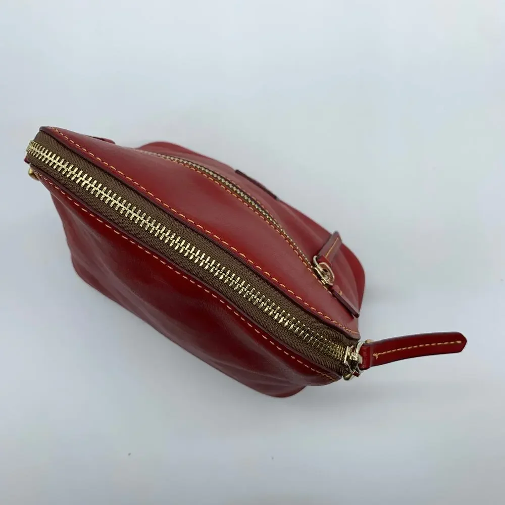 Dooney & Bourke Red Leather Crossbody Bag - Picture 12 of 14